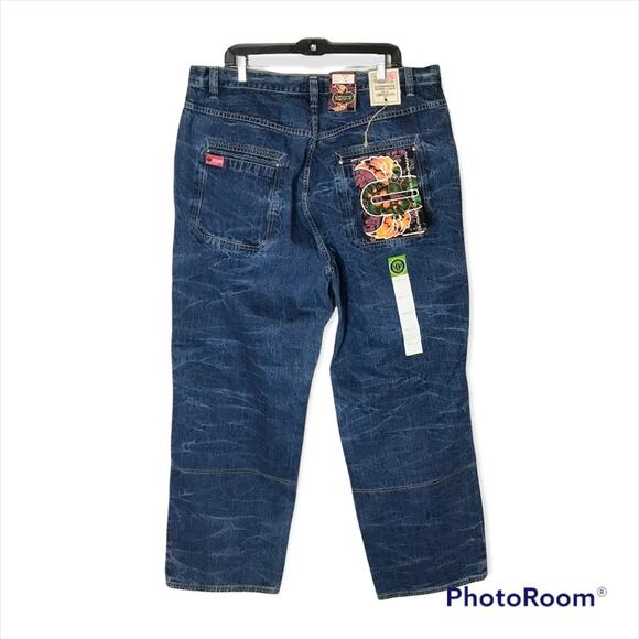 Outkast Clothing Company NWT Men's 42x34 MD1827 Dark Wash Baggy Jeans - Picture 2 of 9